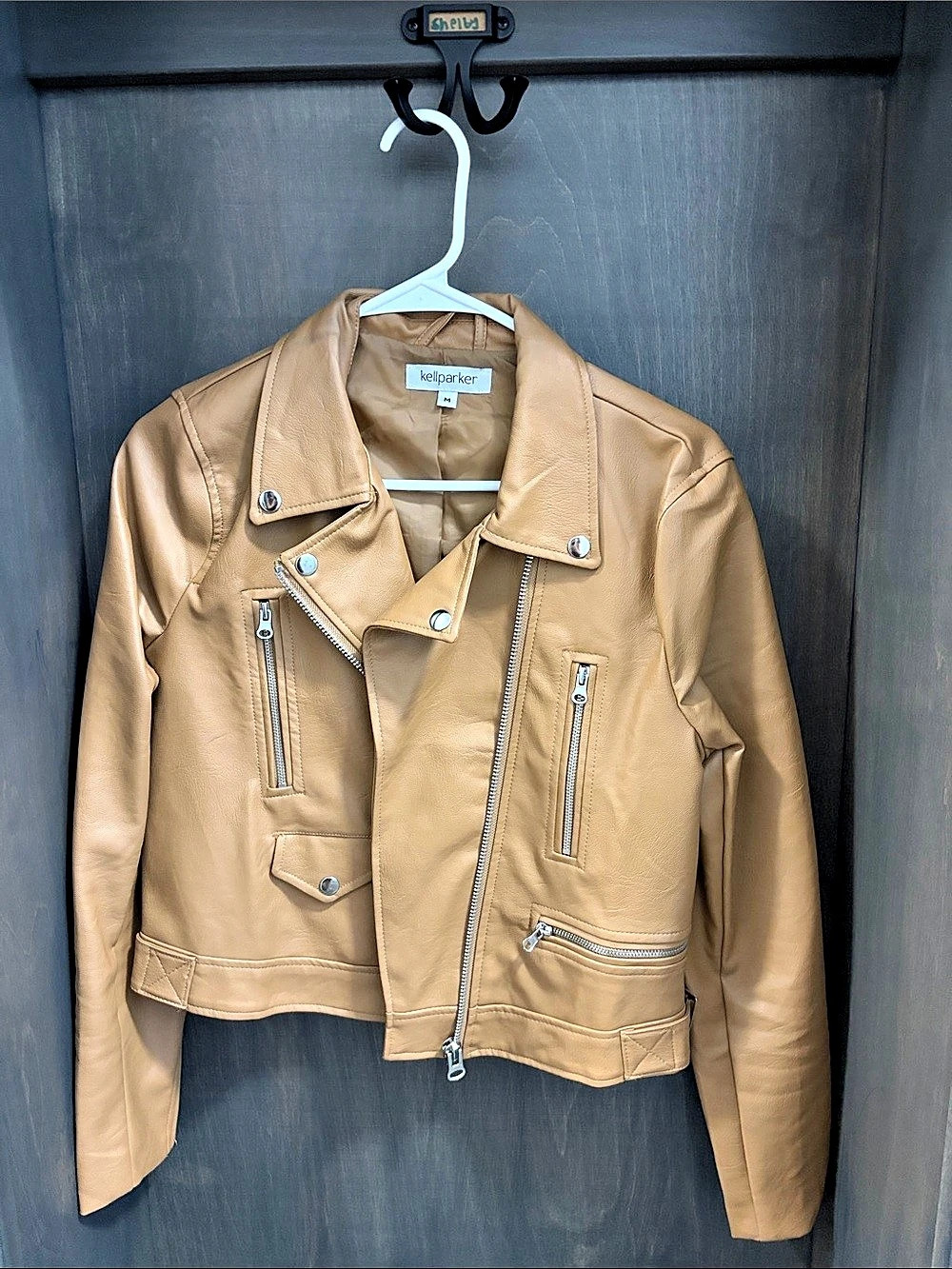 Universal Thread Women'Small Moto Jacket in Brown Size Small Like New